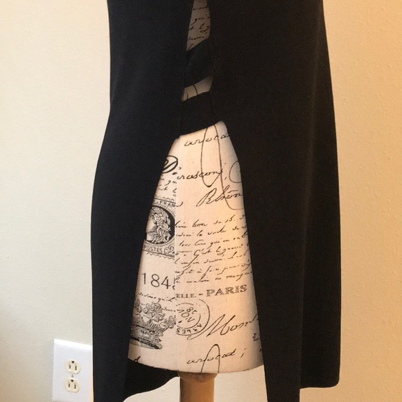 NWT Cupio Long Black Sleeveless Shirt/ Dress Sz S - Picture 5 of 8